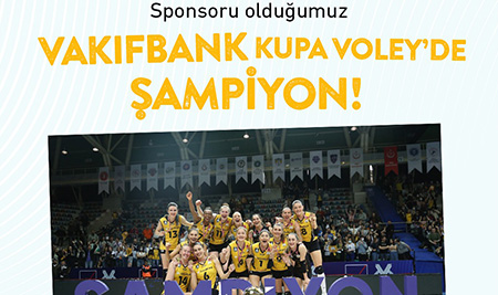 Sponsoru olduğumuz VakıfBank Spor Kulübü..<br>17.04.2022