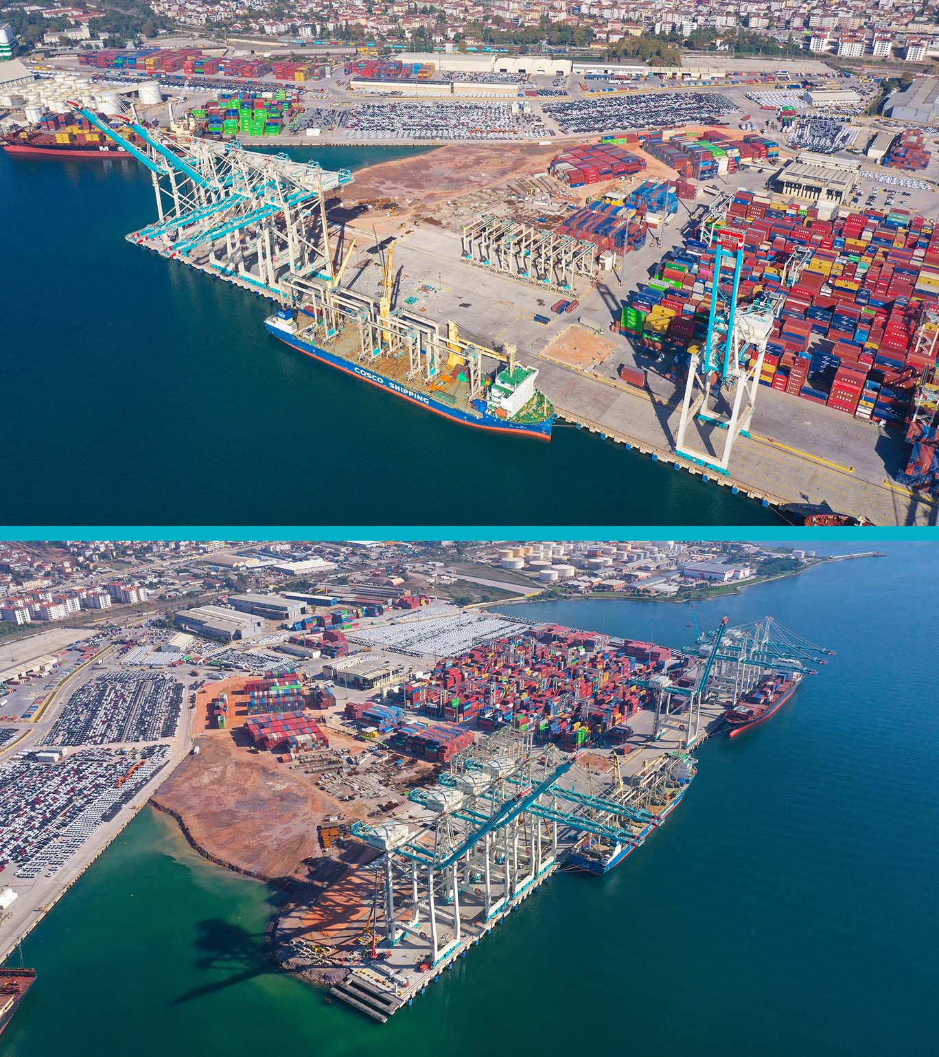 Safiport’un konteyner terminal kapasitesini ve operasyonel verimliliğini güçlendirmek amacıyla gerçekleştirdiğimiz 12 adet yeni nesil elektrikli RTG yatırımımızda son aşamaya geldik.