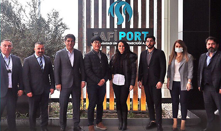 During the visit to our port by Hyundai Glovis Turkey's representative...<br>07.03.2022